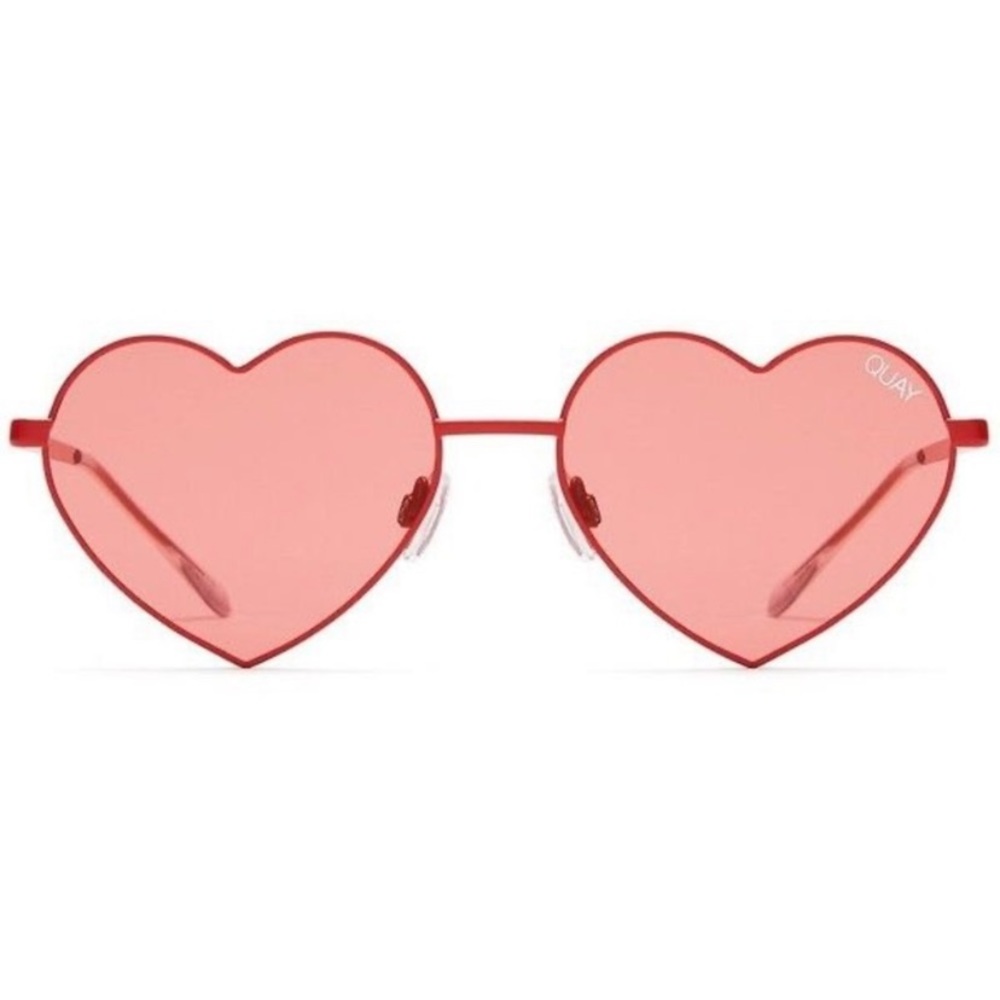 Quay Heartbreaker 55mm Tinted Heart Women’s Sunglasses